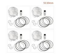 Motorcycle 55mm 55.25mm 55.5mm 55.75mm 56mm Piston Rings Kit Compatible With CB400 CB-1 CBR400 NC23 CBR 400 NC29 1992 2015 1989 1991 Engine Parts(4 Sets 55.50mm)