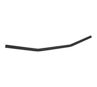 Bike It Motorcycle Drag Handlebar 22.2mm (7/8") - Shot Peen Black Aluminium Bars - 740mm Wide Universal Handlebar