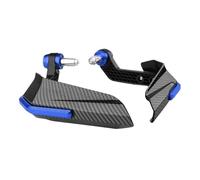 Motorcycle 7/8" 22mm Handlebar Handlebar Brake Clutch Lever Hand Guard Protector Handguard Windshield Universal Handbrush Handlebar Protector Guards(Blue)