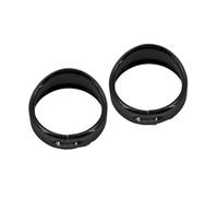 Motorcycle 7'' Headlight Trim Ring+4.5'' Fog Light Cover +Visor Style Turn Signal For Touring Road King FLHR So&ftail Headlight Cover