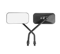 Motorcycle 8 10mm Rear Mirror Iron Aluminum Retro Adjustable Universal For MSX 125 Brutal 675 800(Nero)