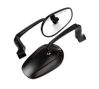 Motorcycle 8mm 10mm Rearview Mirror Universal Oval Mirror Multi Angle For Ha&rley Touring Road King Road Glide Mirror Rearviews Sides Mirrors