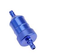 Motorcycle 8mm Petrol Gas Fuel Filter Cleaner CNC Aluminium For Motorcycle Pit Dirt Bike ATV Quad Inline Oil Fuel Filter(Blue)