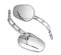 Motorcycle 8mm Rearview Mirror Rear Side Mirrors for Harley Road King Sportster Fatboy Dyna FXDF FLSTF Softail