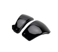 Motorcycle ABS Battery Side Fairing Covers Fit For Harley Softail Street Bob Low Rider Heritage Accessories(Black B Smooth)