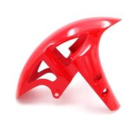 Motorcycle ABS Carbon Fiber Pattern Front Fender Splash Guard For Yamaha MT10 FZ10 R1 R6 R1M 2017 2018 2019-2022(Rosso)