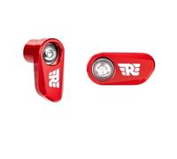 Motorcycle ABS Sensor Protective Cap For Interceptor650 Guerrilla450 Scram440 Motorcycle Front Rear Wheel ABS Sensor Protector Guard Cap(2 Red)