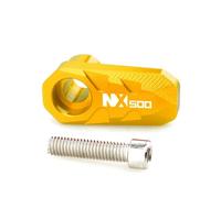 Motorcycle ABS Sensor Protective Cap For NX500 Motorcycle Accessories CNC Aluminum Front Rear Wheel ABS Sensor Protection Guard Protector(1Pcs yellow)