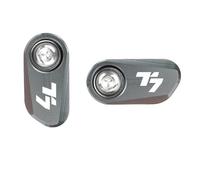 Motorcycle ABS Sensor Protective Cover For Tenere700 T7 2019-2024 2023 Motorcycle Aluminum Front Rear Wheel ABS Sensor Protection Guard(Grey Combo)