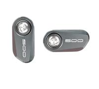 Motorcycle ABS Sensor Protective Cover For Z900RS Z900SE Z650 Z500SE Z400 Ninja650 500 400 Motorcycle CNC Front Rear Wheel ABS Sensor Guard Protection Cover(Grey-500)