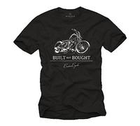 Motorcycle Accessoires - Built Not Bought - Mens T-Shirt Black XXXXXL