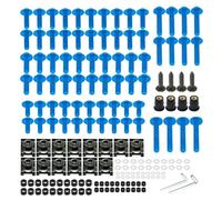 Motorcycle Accessorie Custom Fairing Screw Bolt Windscreen Screws For K&awasaki Z750 Z900 Z1000 Z800 For Versys 650 Er6n Mounting clip(Blu)