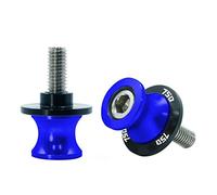Motorcycle Accessories 2PCS 10MM Motorcycle Swing Arm Sliders Spools CNC Stand Screw Paddock For Kawasaki Z750 Z 750 2007-2011 2008 2009 2010(Blue)
