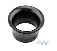 motorcycle accessories Aluminum 50mm Carb Air Filter Intake Velocity Stack Compatible with PWK24 PWK26 PWK28 PWK30 Carburetors (Color : Black)