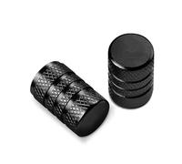 Motorcycle Accessories Aluminum Motorcycle Accessories Wheel Tire Valve Stem Caps Covers For H-onda CBR 125R 600 F4i 650F/R 1100XX 1000F Cbr 954 1000 RR 900RR 250R(Black- Silver)
