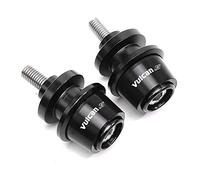 Motorcycle Accessories Aluminum Swing arm Spools Slider Stand Screw Fits For KAWASAKI Vulcan S 650 2015-2021 (Black)