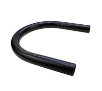 motorcycle accessories Black 210mm 230mm Flat Cafe Racer Rear Seat Loop Frame Hoop End 1" 25mm Compatible with Yamaha SR125 SR250 SR400 SR500 XJ550 XJ650 XS650 (Color : B 210mm)