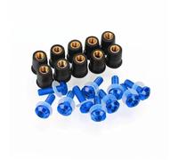 Motorcycle Accessories bolt set 190pcs Motorcycle Complete Fairing Bolts Screw For NC750X For ADV 350 Fz8 For Dio AF18 AF27(Blu)