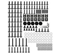 Motorcycle Accessories bolt set Motorcycle Fairing Bolt Windscreen Nuts Fasteners Clips Screws For Suzuki GSF650 For Bandit 600S GSR400 GSR600(Black)