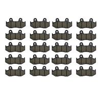 Motorcycle Accessories brake pad Motorcycle Front And Rear Brake Pads for SUZUKI AN250 AN 250 for Burgman Skywave 250 19982006 AN400 AN 400 for Burgman 19992006(10 pair)