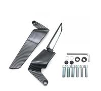 Motorcycle Accessories Carbon Fibre Mirror Stealth Winglets Rearview Mirrors For SU&ZUKI GSX-S750 GSX-S1000 GSXS750 GSXS1000 GSX(Style I)