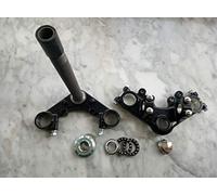 motorcycle accessories CG125 WY125 Steering Column Triple Tree Clamp Motorcycle Front Fork Crown (Color : Whole set)