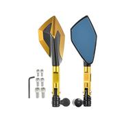 Motorcycle Accessories CNC 10mm 8mm Mirror Rearview Side Mirrors Rear View Mirrors For FORZA NSS 750 350 NSS750 NSS350(Gold)