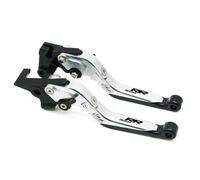 Motorcycle Accessories CNC Adjustable Folding Extendable Handle Brake Clutch Levers for S1000RR 2010-2019(Silver 1)