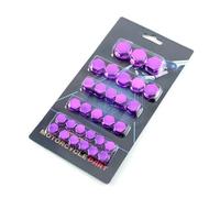 Motorcycle Accessories Decoration Nut Cover Compatible With F800Gs Vulcan S 650 Surron Moon Knight Zontes G1 125 Zx25R Mt07 (Color : PURPLE)