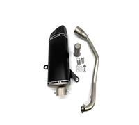 Motorcycle Accessories For ADV160 ADV 160 2022-2023 Exhaust Muffler Pipe Modified Part Matte Black Stainless Steel