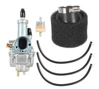 Motorcycle Accessories For Bayou 220 KLF220A KLF220 1988-1998 Carburetor With Air Filter Fuel Filter Motorcycle Carburettor Carb