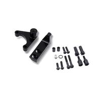 Motorcycle Accessories for Ducati for Hypermotard 950 SP/RVE 2019 2020 2021 2022 2023 Motorcycle Steering Damper Bracket Stabilizer Mounting Kit Aluminum Replacement Parts(Bracket-Black)