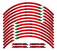 Motorcycle Accessories For DUCATI XDIAVEL X DIAVEL 12 Thick Edge Outer Rim Sticker Stripe Wheel Decals