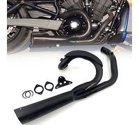 Motorcycle Accessories For Harley Davidson Night Rod V-Rod Muscle Luther 2003 2004-2021 Exhaust System Black 2 In 1 Muffler