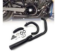 Motorcycle Accessories For Harley Davidson Night Rod V-Rod Muscle Luther 2003 2004-2021 Exhaust System Black 2 In 1 Muffler
