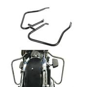 Motorcycle Accessories For Harley For Electra Glide Ultra Classic FLHTCU 2014-2019 2018 2017 2016 2015 Protection Bar Motorcycle Saddle Bags Guard Bracket(Black- Silver)