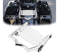 Motorcycle accessories For Harley For Touring For Road King Special FLHRXS 2017-2020 2021 2022 2023 Motorcycle Luggage Rack Equipped With 4-point Docking Hardware Kits(Silver)