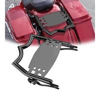 Motorcycle accessories For Harley For Touring Road Glide FLTR/I, FLTRX 2009,2015-2023 Motorcycle Equipped With 4-point Docking Hardware Kits Rear Luggage Rack(Black- Silver)