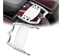 Motorcycle accessories For Harley For Touring Road Glide For Custom FLTRX 2010-2013 Motorcycle Rear Luggage Bracket Equipped With 4-point Docking Hardware Kits(Silver)
