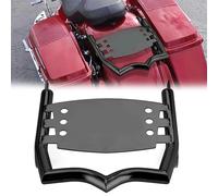 Motorcycle accessories For Harley For Touring Street Glide FLHX 2009-2023 ST FLHXST 2022-2023 Motorcycle Luggage Rack Equipped With 4-point Docking Hardware Kits(Black- Silver)