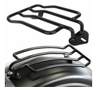 Motorcycle accessories For Harley Sportster For Superlow XL883L 2011 2012 2013 2014 2015 Motorcycle Luggage Rack Tail Rear Fender Solo Seat(Black- Silver)