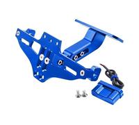 Motorcycle Accessories For Loncin For Voge 200AC 300AC 300R 500DS 500R 650DS ER10 Motorcycle License Number Plate Holder Turn Signal Lights Replacement Parts(Blue)