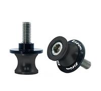 Motorcycle Accessories For Suzuki B-KING 1300 B KING 2008-2012 2009 2010 2011 2PCS M8 Motorcycle Swing Arm Sliders Spools CNC Stand Screw(Black- Silver)