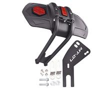 Motorcycle Accessories For Y-AMAHA MT07 MT 07 2021 MT-07 2014 2015 2016-2020 Motorcycle Plastic Carbon Steel Body Rear Cover Fender Splash Mudguard Accessories(Black B)