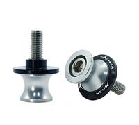 Motorcycle Accessories For Y-AMAHA X MAX XMAX 125 200 250 300 400 X-MAX All Years M6 2PCS Motorcycle SwingArm Sliders Spools CNC Swing Arm Stand Screw(Silver)