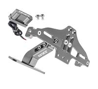 Motorcycle Accessories For Y-AMAHA XJ650 XJ 650 Motorcycle License Plate Holder Number Frame Light Bracket(Grey)