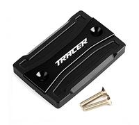 Motorcycle Accessories For Yamaha TRACER 900 700 GT 700GT 900GT TRACER MT09 MT07 Motorcycle CNC Rear & Front Brake Fluid Cylinder Master Reservoir Cover Cap (Color : Front Cover Black)