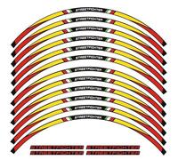 Motorcycle Accessories Front Rear Set Rim Sticker Wheel Decal Hub for Ducati Streetfighter 848 V4/4S V2/2S Decorative(Color2)