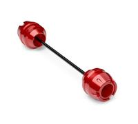 Motorcycle Accessories Front Rear Wheel Axle Fork Crash Slider Protector For CBR1000RR For CBR600RR Anti-fall mat(Rear Red)