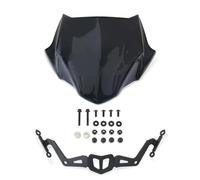 Motorcycle Accessories Front Windscreen Windshield Spoiler For MT-03 MT03 MT25 MT-25 2020-2024 Extension Spoiler(Black)